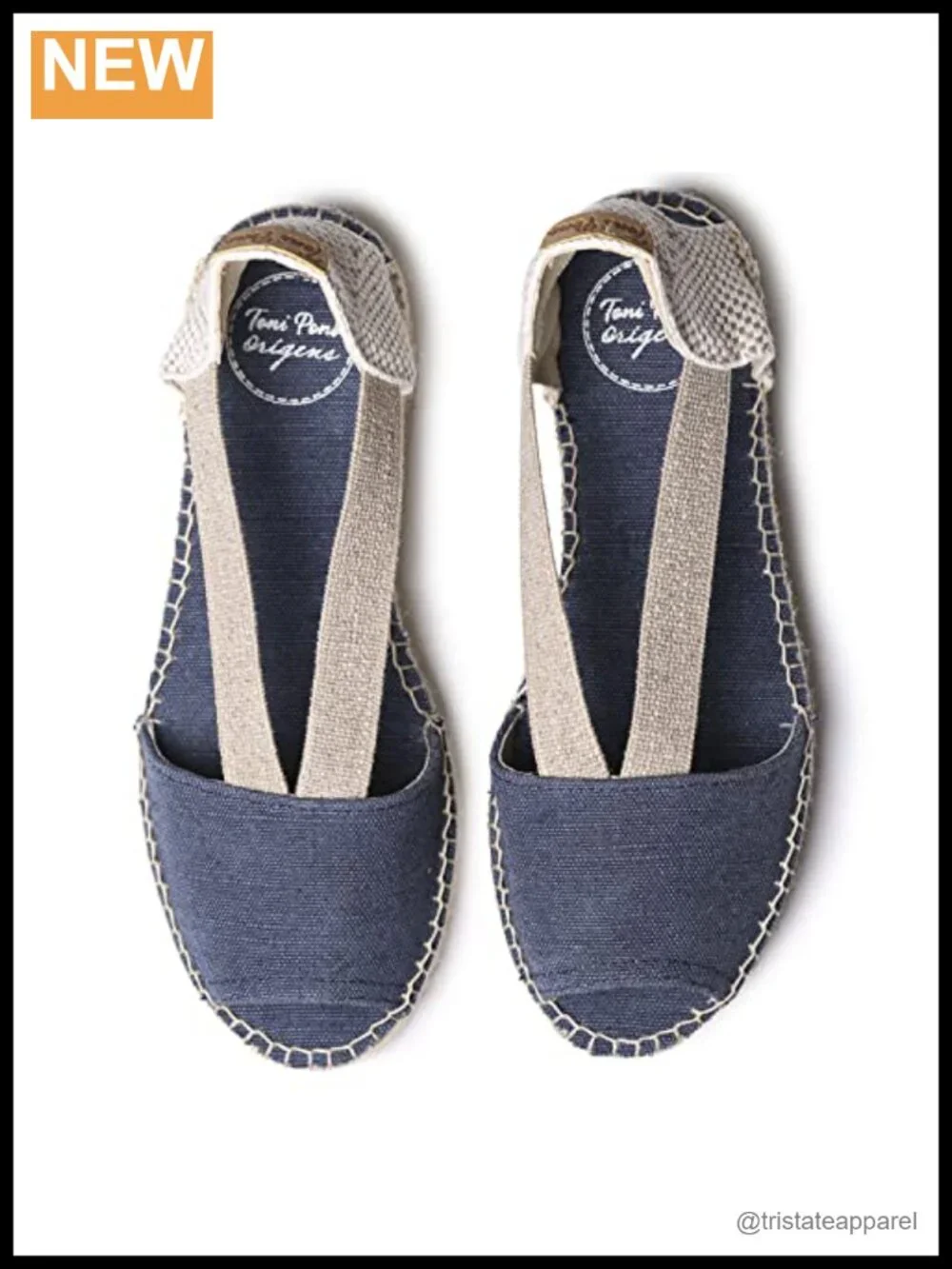 Cotton Slingback Espadrille Wedge Sandals Peep Toe Slip-On